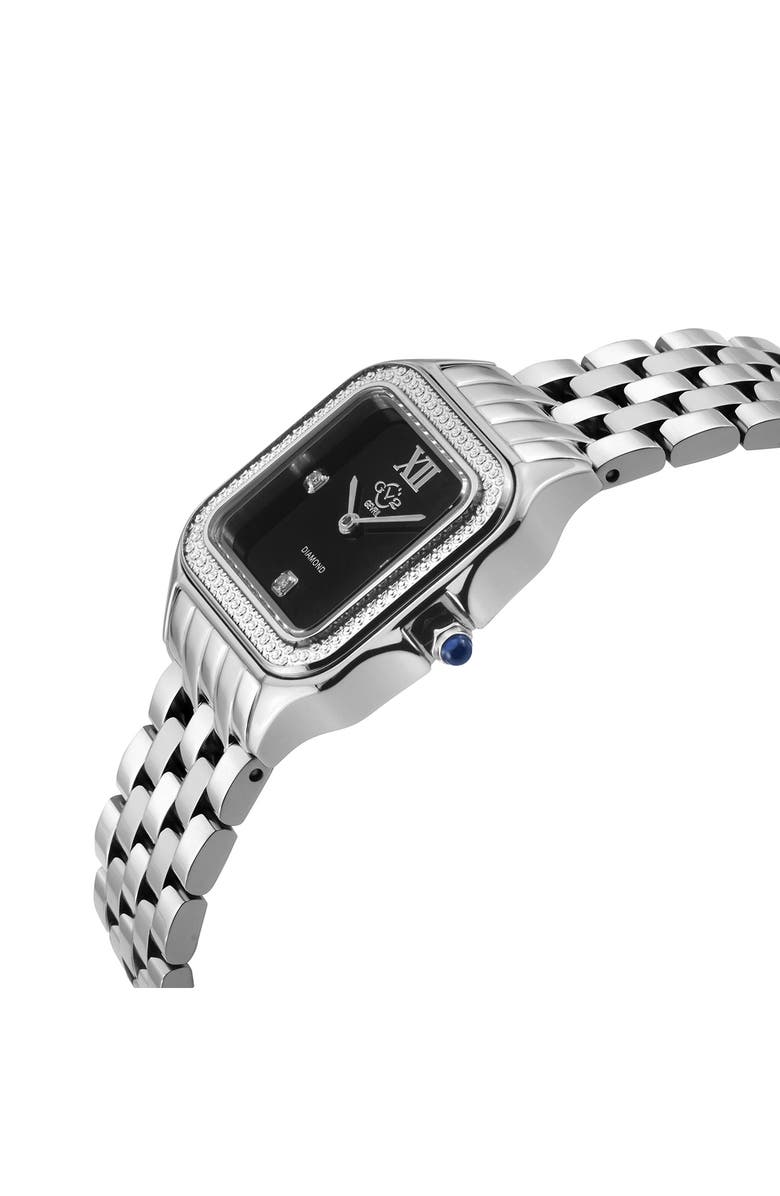 GEVRIL Milan Diamond Dial Bracelet Watch, 27.5mm - 0.015ct., Alternate, color,