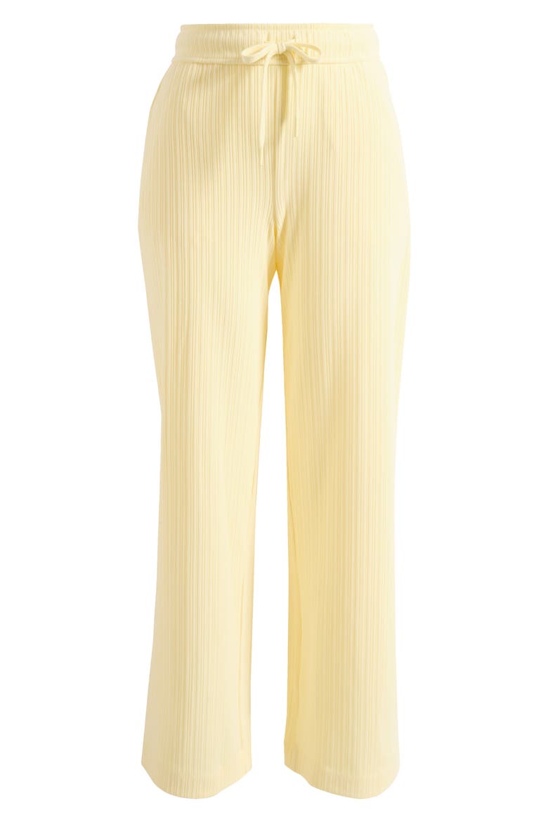 Breathe Easy Ribbed Drawstring Waist Pants, Alternate, color, YELLOW SWIRL