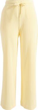 Beyond Yoga Breathe Easy Ribbed Drawstring Waist Pants