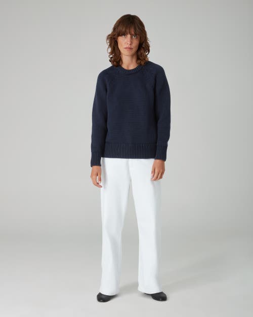NAVYGREY NAVYGREY THE WEEKEND CHUNKY SWEATER 