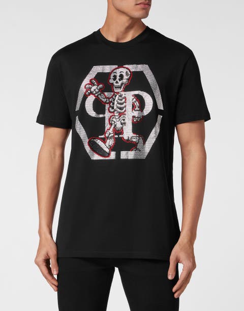 T-Shirt Round Neck Ss Skeleton Men