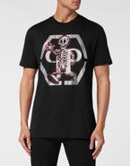 PHILIPP PLEIN T-Shirt Round Neck Ss Skeleton Men
