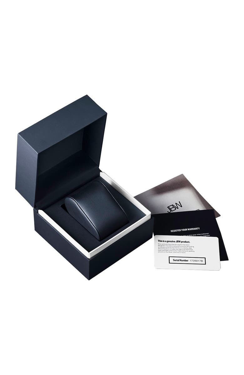 JBW Cristal Diamond Bracelet Watch, 34mm, Alternate, color, Silver