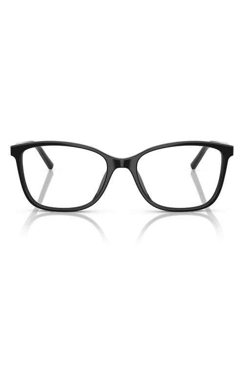 Dolce & Gabbana Dolce&gabbana 54mm Rectangular Optical Glasses In Black