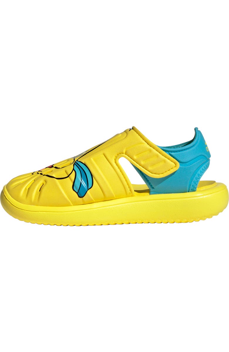 adidas x Disney<sup>®</sup> Kids' The Little Mermaid Flounder Water Sandal, Alternate, color,