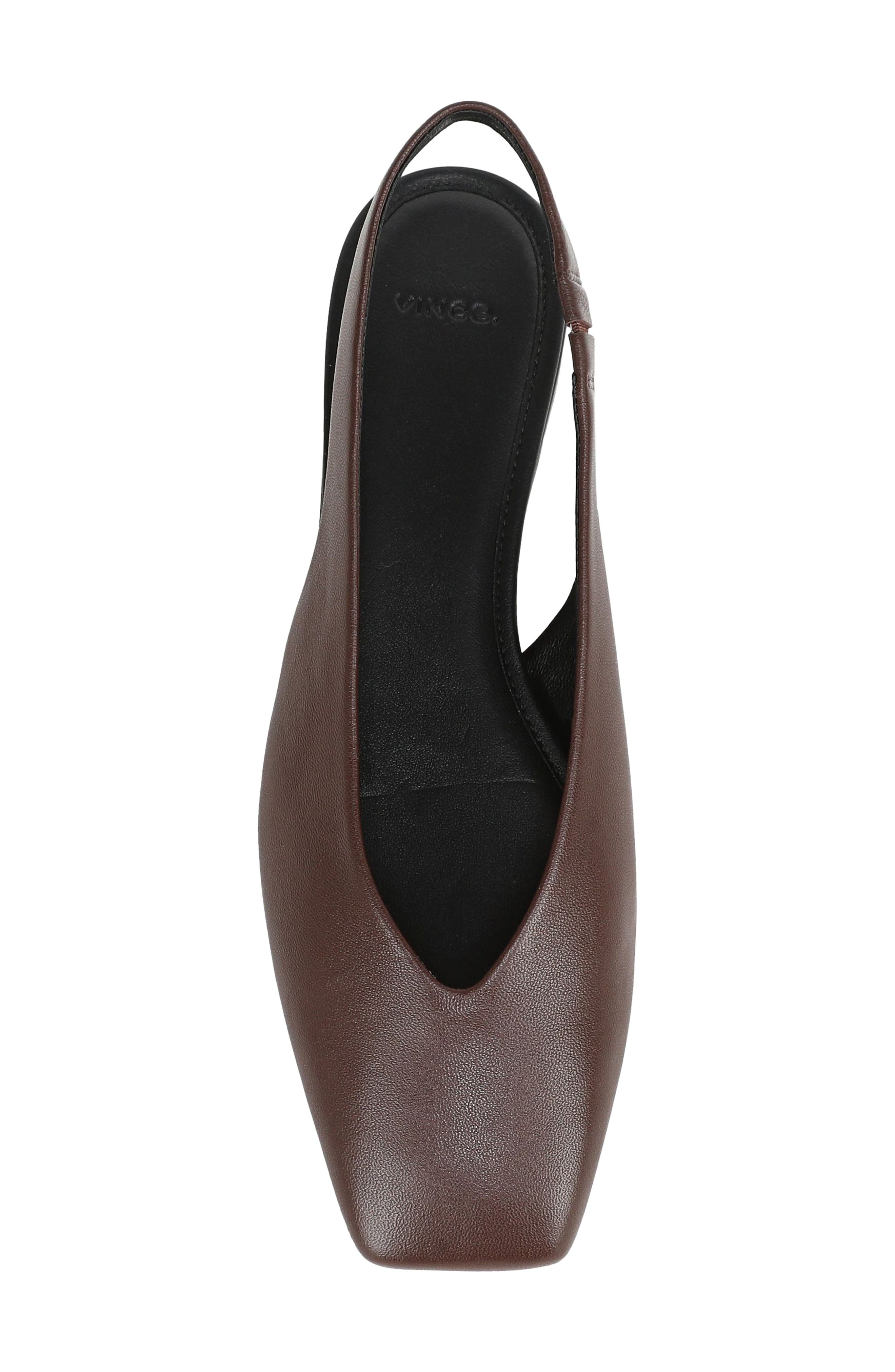 Darlina Slingback Flat, Alternate, color, MOLTON BROWN