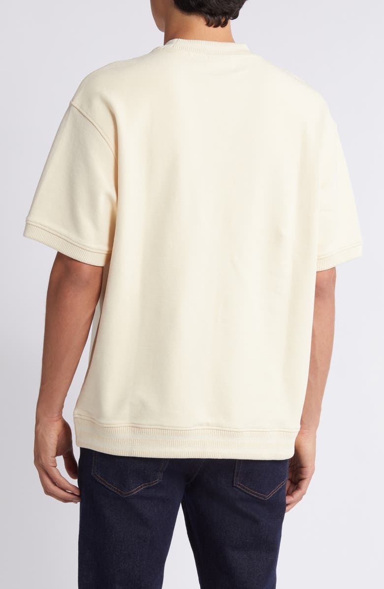 HUGO Dectaros Short Sleeve Sweatshirt, Alternate, color, 