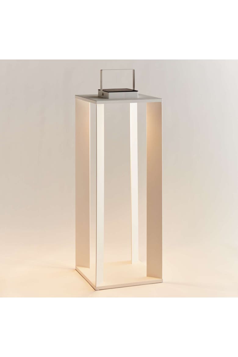 Hanley Solar Led Lantern 30", Main, color, White