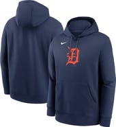 Nike Men's Nike Navy Detroit Tigers Logo Club Fleece Pullover Hoodie