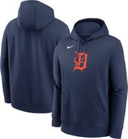 Nike Men's Nike Navy Detroit Tigers Logo Club Fleece Pullover Hoodie