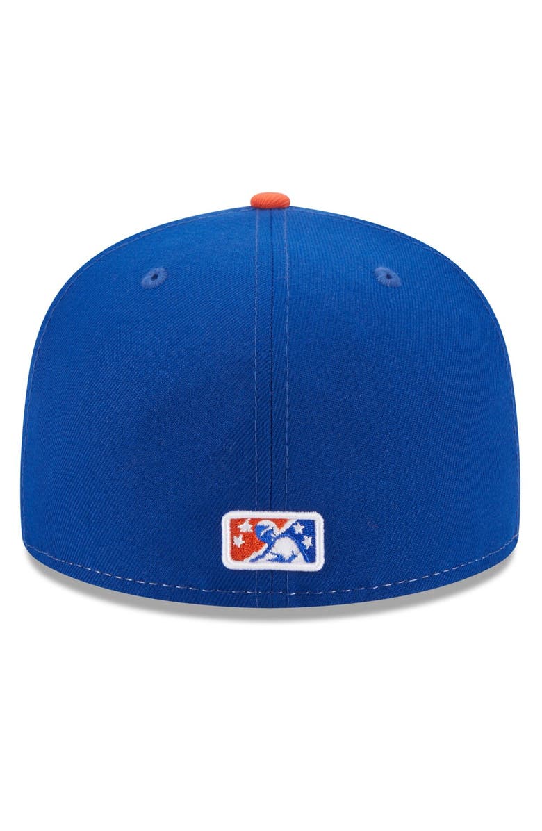 New Era Men's New Era Light Blue Aberdeen IronBirds Authentic Collection Alternate Logo 59FIFTY Fitted Hat, Alternate, color,