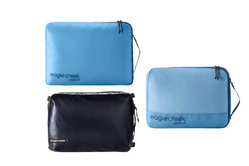 Eagle Creek Pack-it Cube Mixed Set M/m/m In Rush Blue/blue Dawn