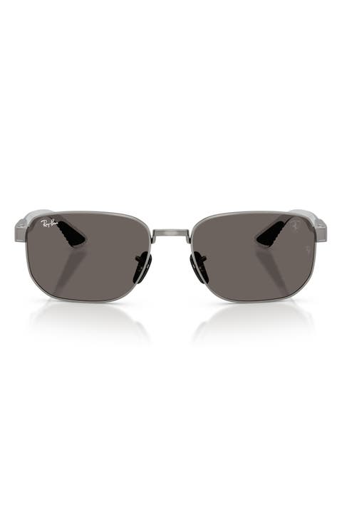 59mm Ferrari Irregular Sunglasses