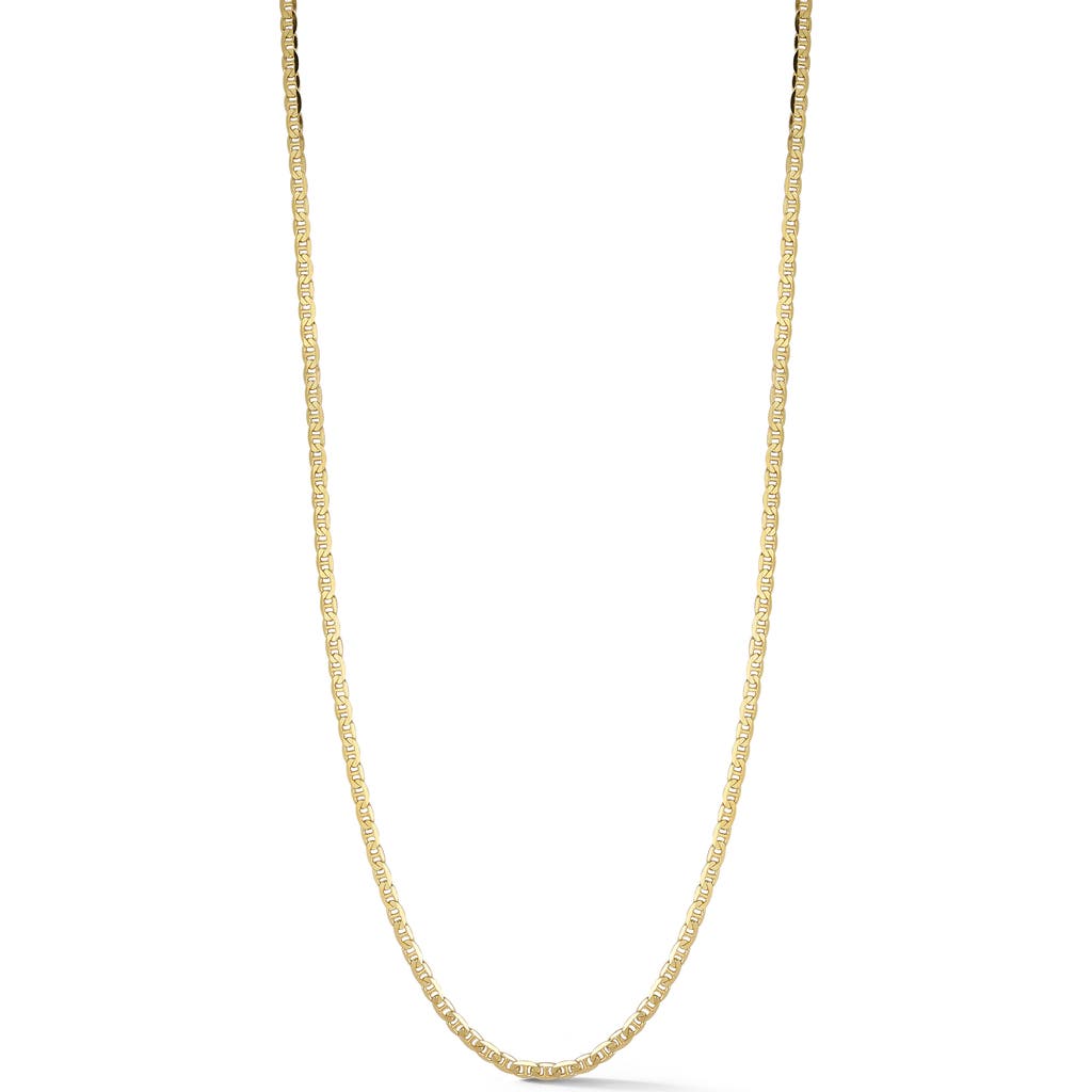 Yield Of Men 4mm Mariner Chain Necklace In Gold