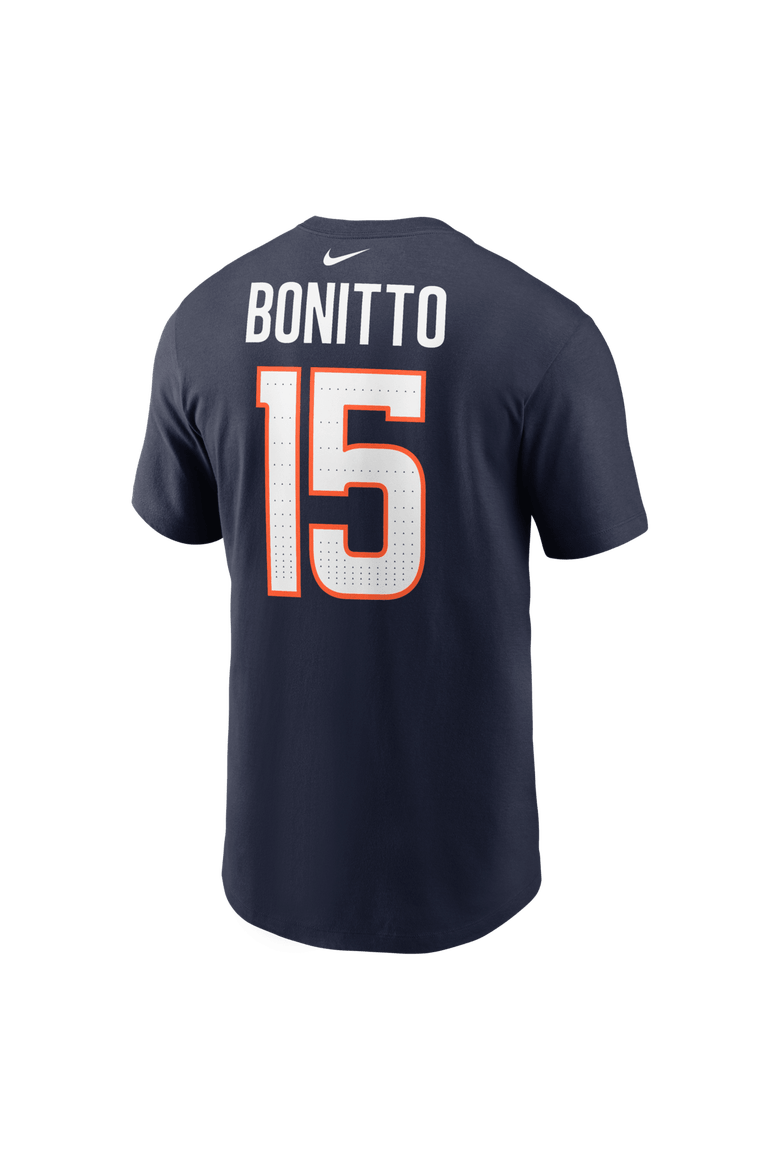 Men's Nike Nik Bonitto Navy Denver Broncos Player Name & Number T-Shirt, Alternate, color, Navy