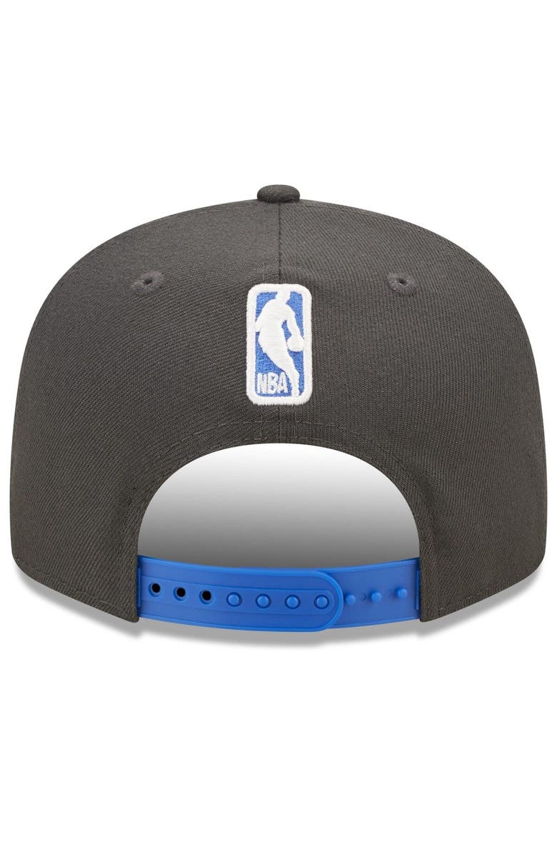 New Era Men's New Era Navy Oklahoma City Thunder 2022/23 City Edition Official 9FIFTY Snapback Adjustable Hat, Alternate, color,