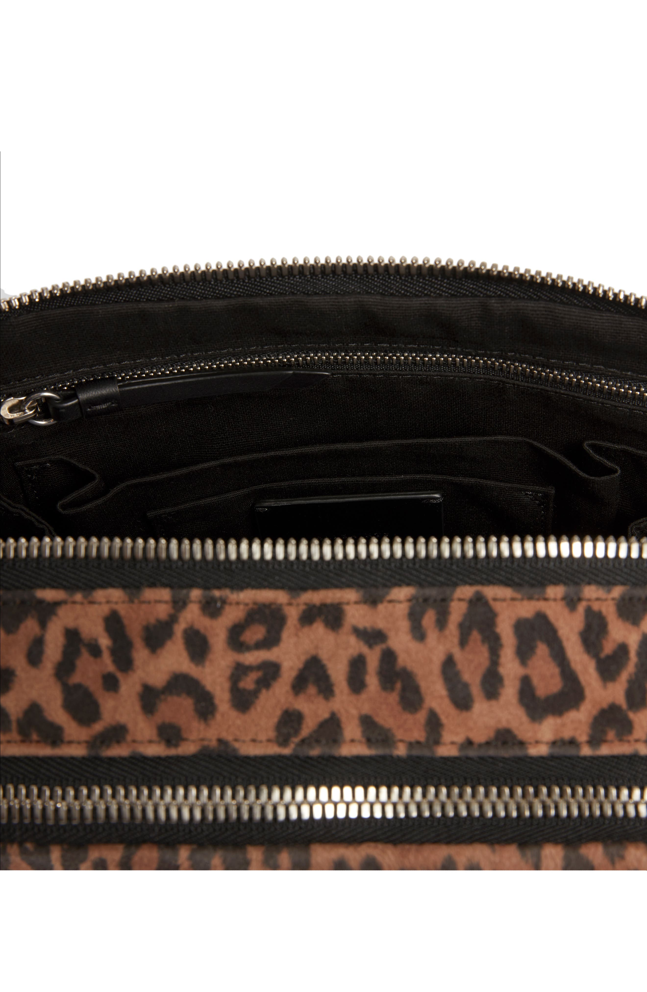 AllSaints Vincent Leather Crossbody Bag, Alternate, color, 