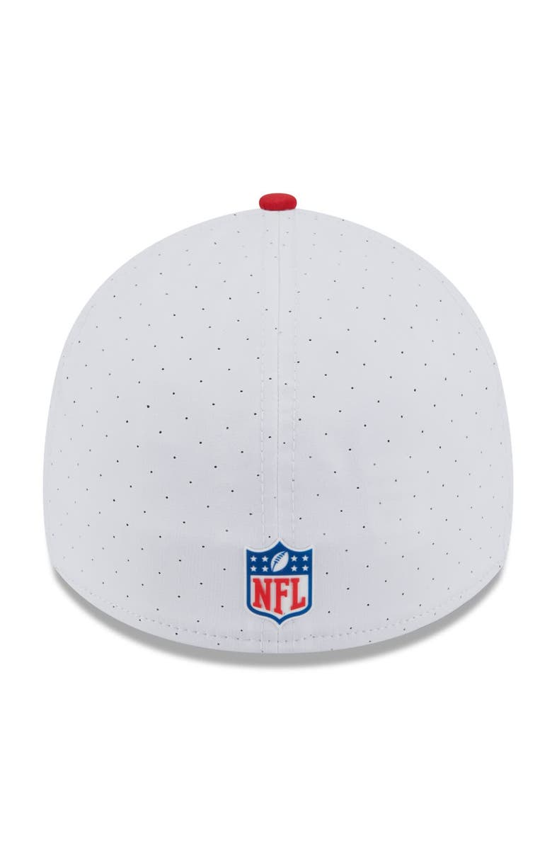 New Era Men's New Era White/Red Kansas City Chiefs 2025 NFL Training Camp 39THIRTY Flex Hat, Alternate, color, White