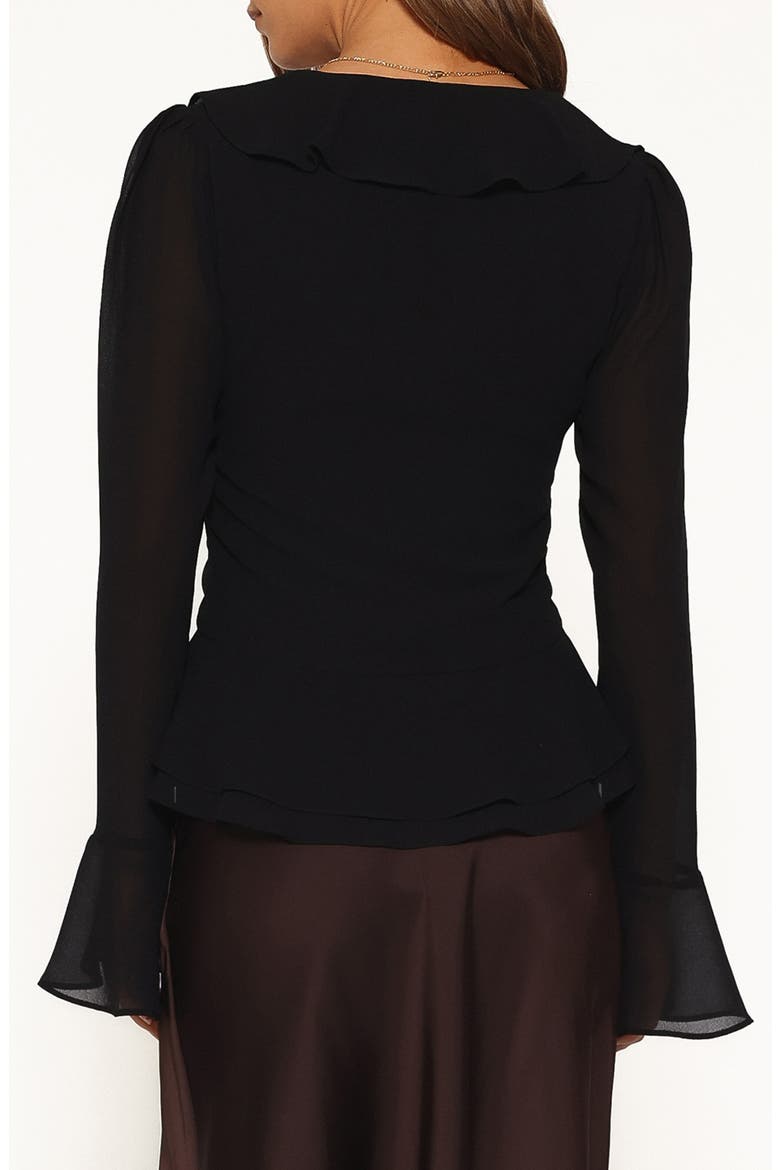 Vilma Ruffle Top, Alternate, color, BLACK