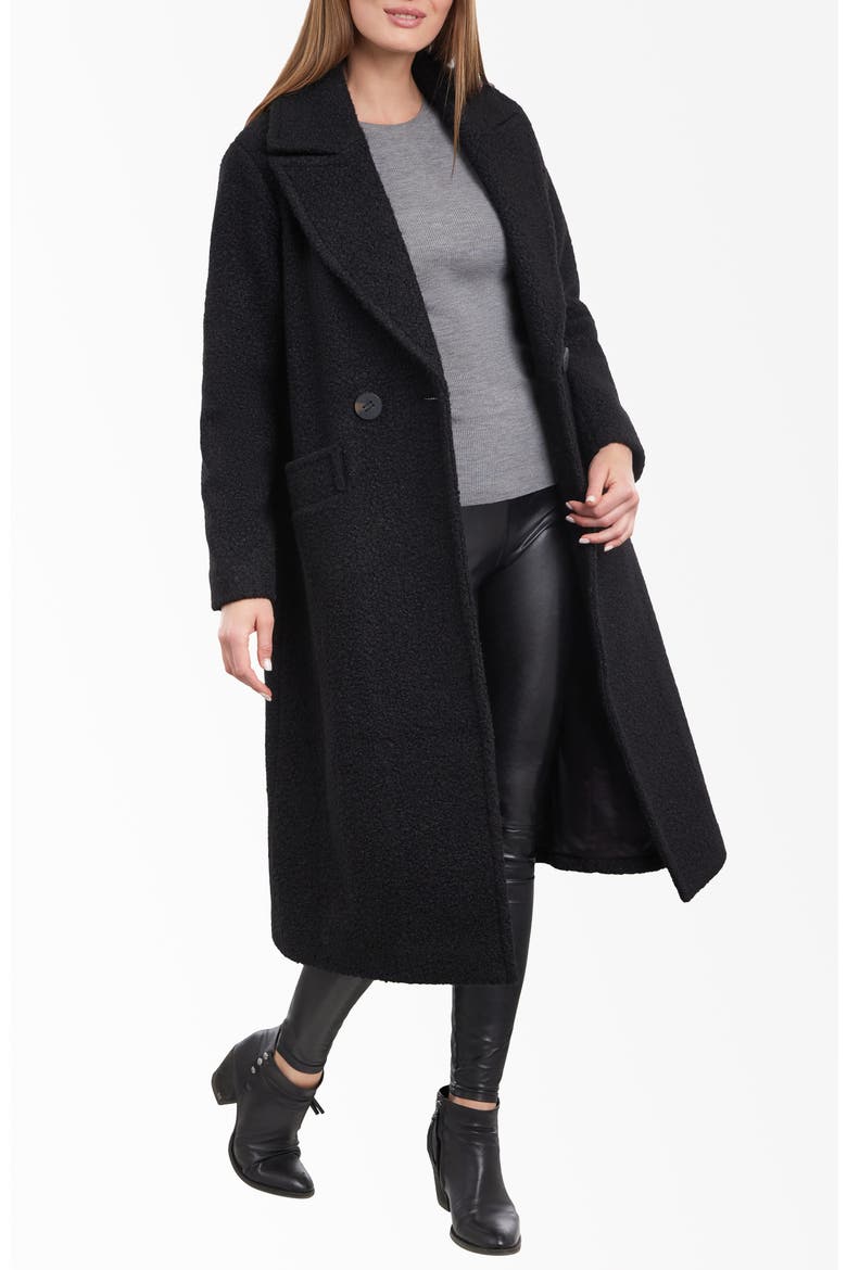 Longline Coat, Alternate, color, BLACK