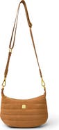 THINK ROYLN Quilted Mini Moon Crossbody Bag