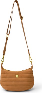 THINK ROYLN Quilted Mini Moon Crossbody Bag