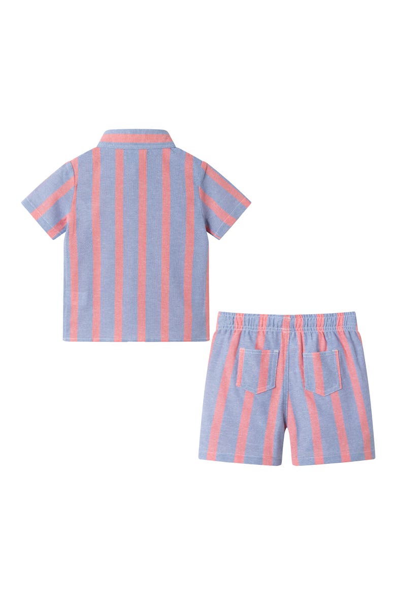 Cabana Woven Shirt & Shorts Set, Alternate, color, ORO