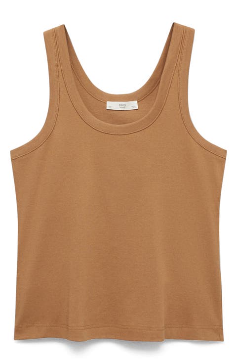 Scoop Neck Cotton Tank