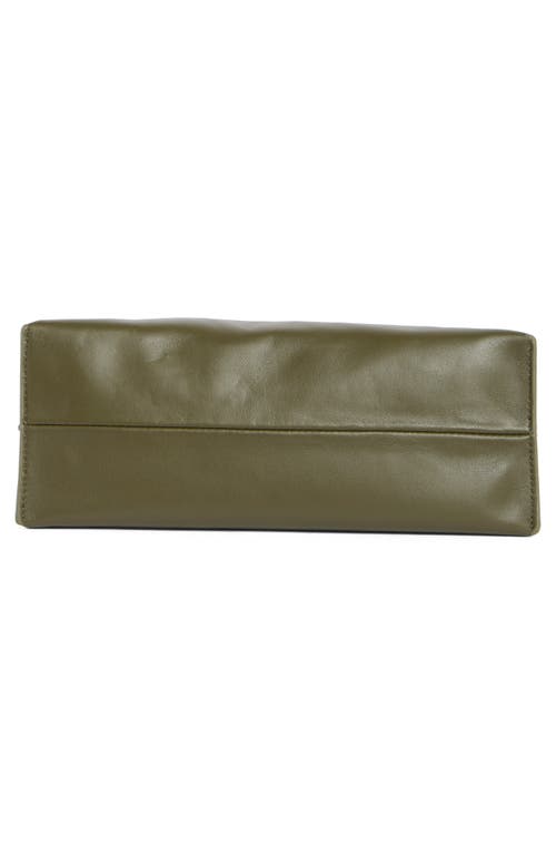 Sam Edelman Small Poppy Drawstring Leather Crossbody Bag In Green