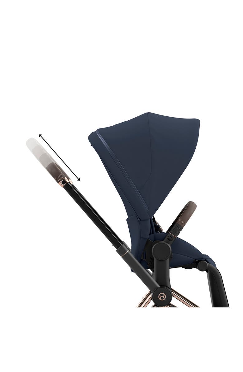 CYBEX e-PRIAM 2 Electronic Smart Stroller, Alternate, color, Nautical Blue