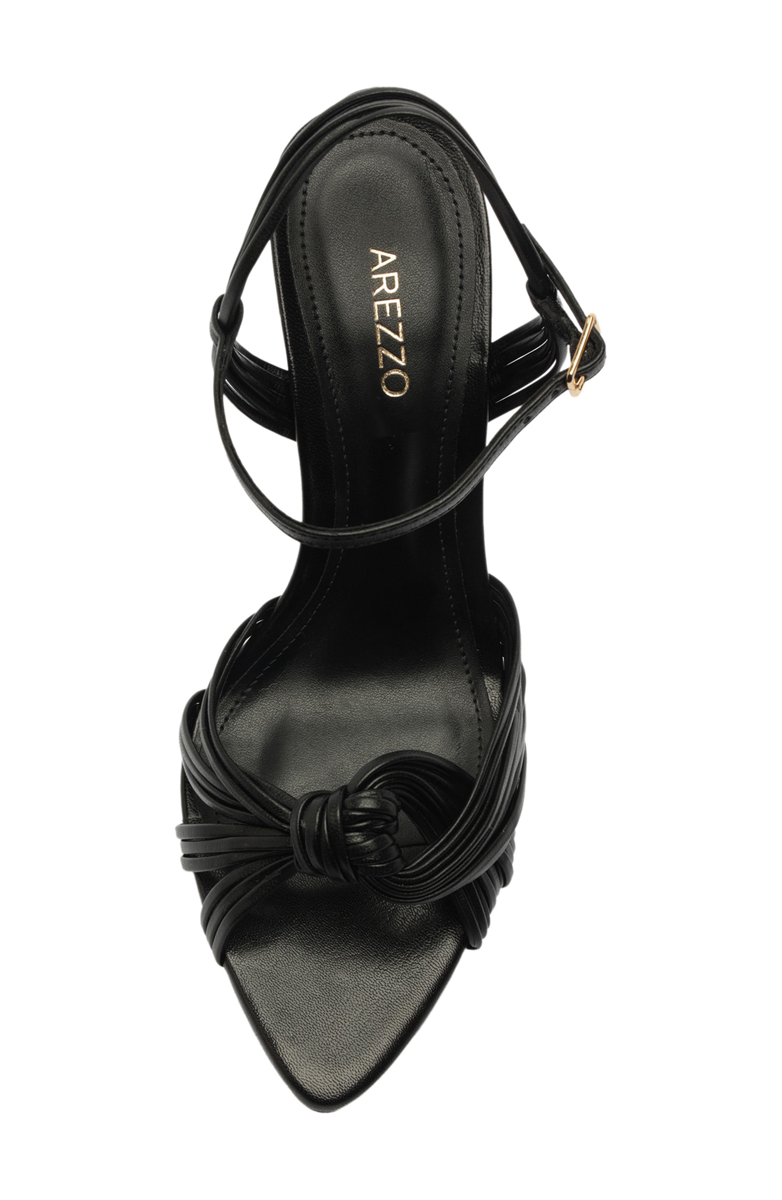 Arezzo Rosalie Slingback Pointed Toe Sandal, Alternate, color, Black