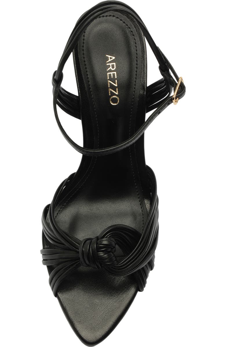 Arezzo Rosalie Slingback Pointed Toe Sandal, Alternate, color, Black
