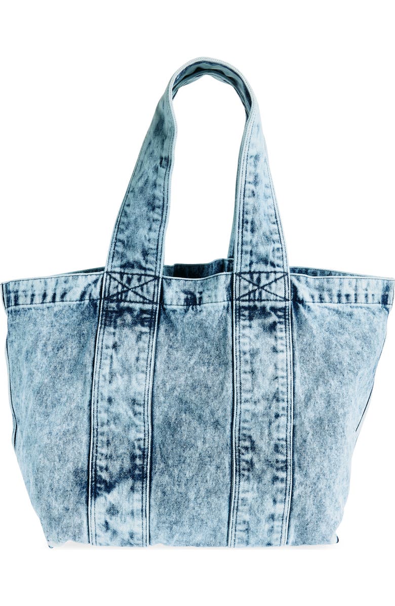 AllSaints Izzy Denim Tote, Alternate, color,