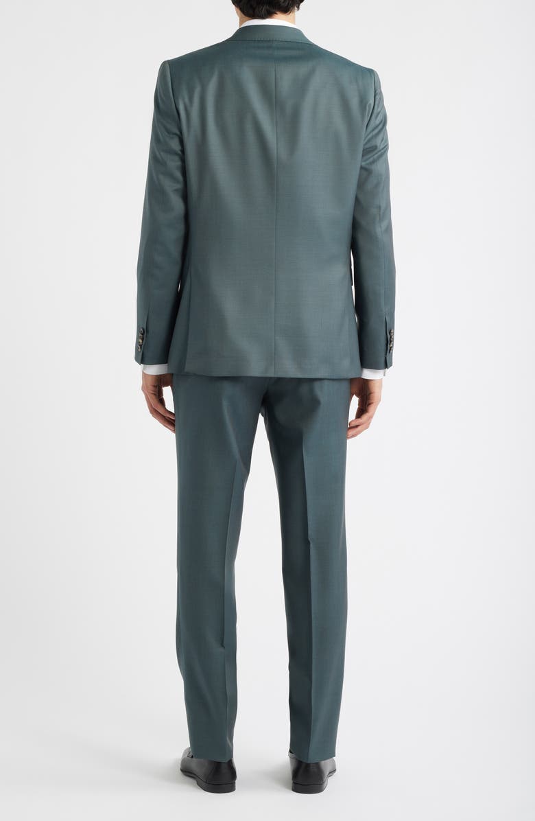 Jack Victor Esprit Solid Wool Suit, Alternate, color, Dark Teal
