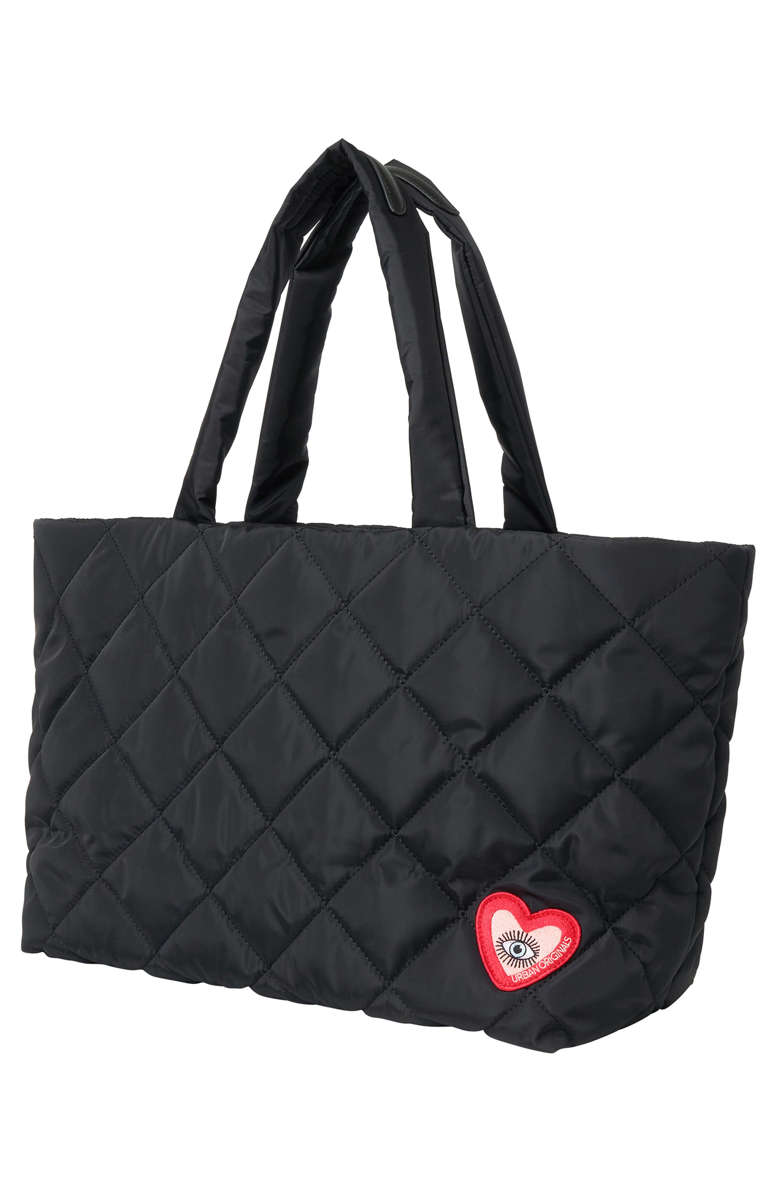 Urban Originals Woven Tote Bag, Alternate, color, Black