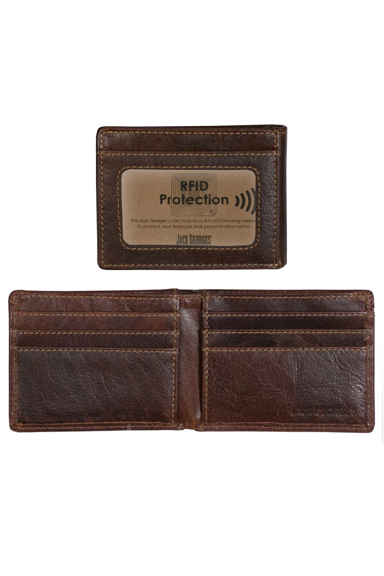 Voyager Slim Bifold Wallet, Main, color, Brown
