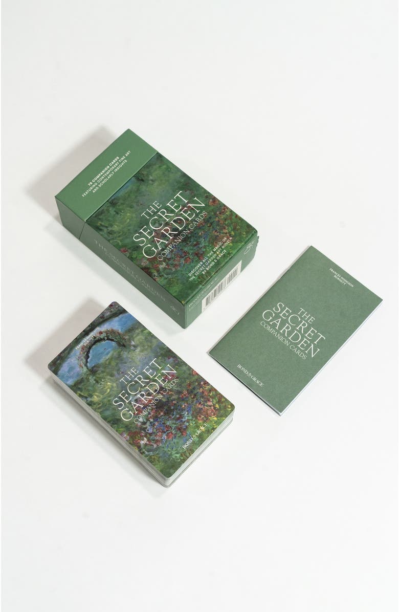 Bond & Grace The Secret Garden Companion Cards, Main, color, Green