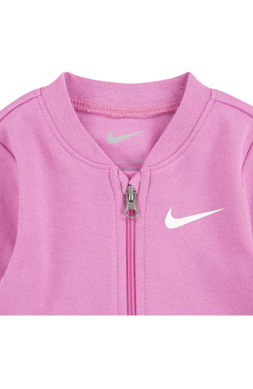 Nike Essentials French Terry Footie In Pink