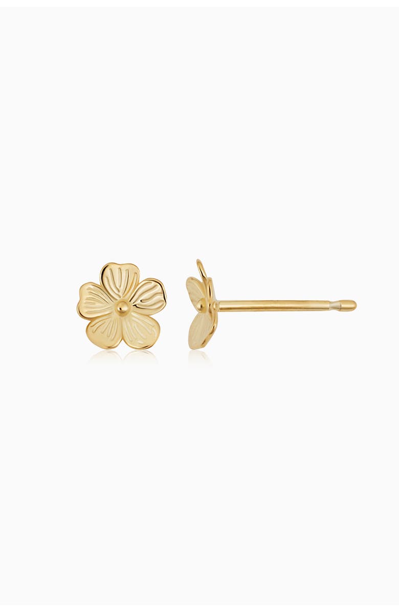 Oradina 14K Yellow Gold Fresh Bouquet Studs, Alternate, color, Yellow Gold