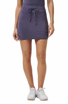 TravisMathew Skyline Ruched Tie Waist Miniskirt