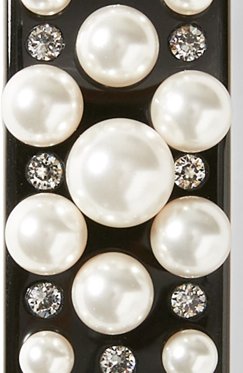 Alexandre de Paris Imitation Pearl Barrette, Alternate, color,