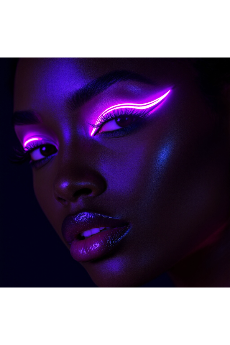 UV Paint Liners Cotton Candy, Alternate, color, Purple Reign