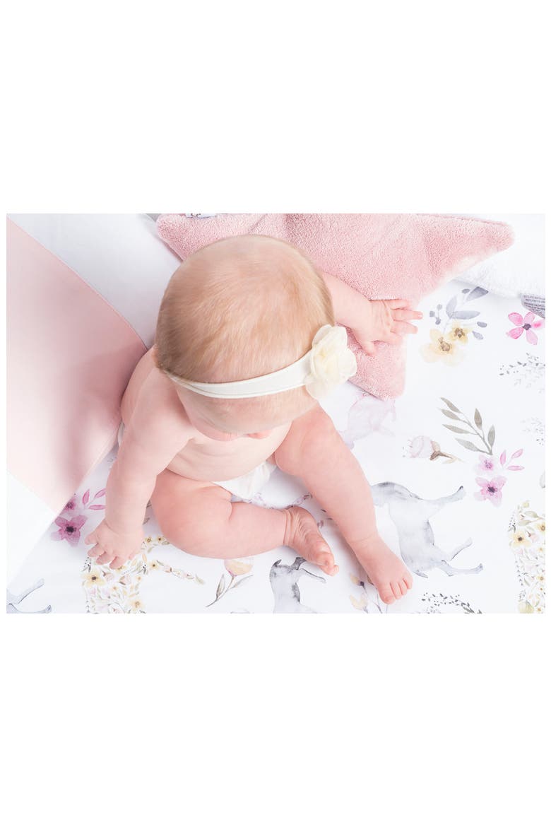 Fitted Crib Sheet, Alternate, color, BLUSH FAWN