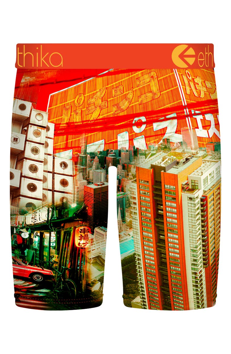 Ethika Kids' Let's Go Boxer Briefs, Alternate, color, Assorted Orange