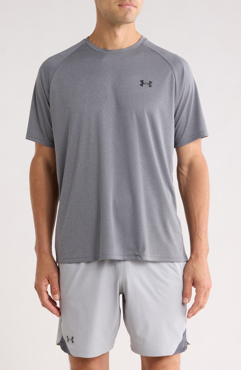 Under Armour Velocity 2.0 Raglan Sleeve T-Shirt, Main, color, Pitch Gray Light