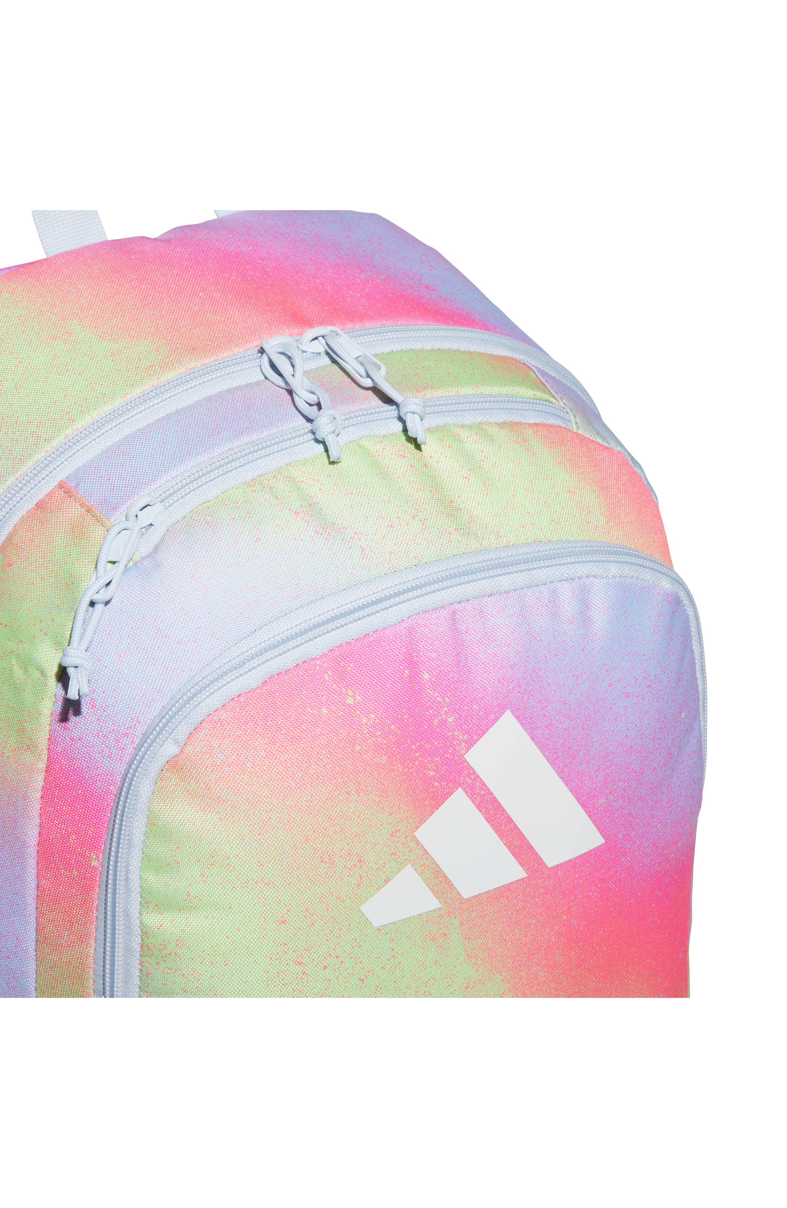 adidas Kids' Affiliate Backpack, Alternate, color, Spray Gradient Lime/ Blue
