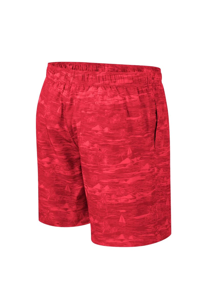COLOSSEUM Men's Colosseum Red Houston Cougars Ozark Swim Shorts, Alternate, color, Red