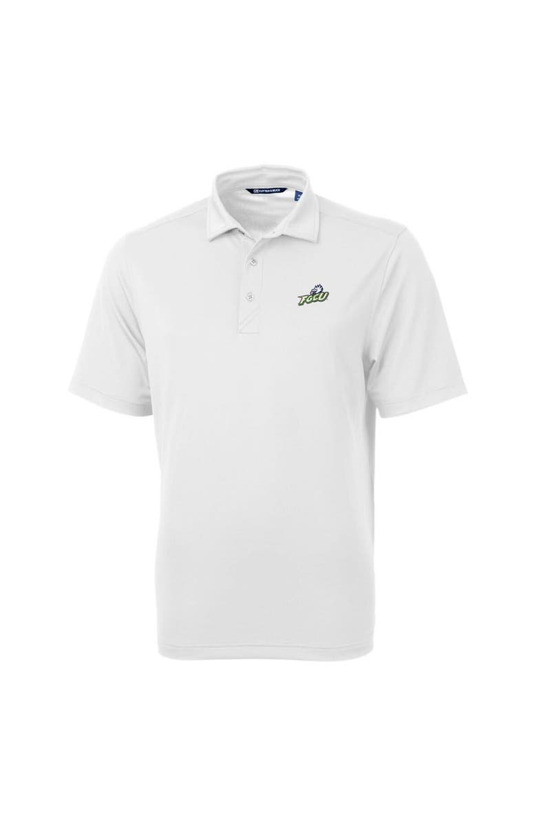 Cutter & Buck Men's Cutter & Buck White Florida Gulf Coast Eagles Big & Tall Virtue Eco Pique Recycled Polo, Main, color, 