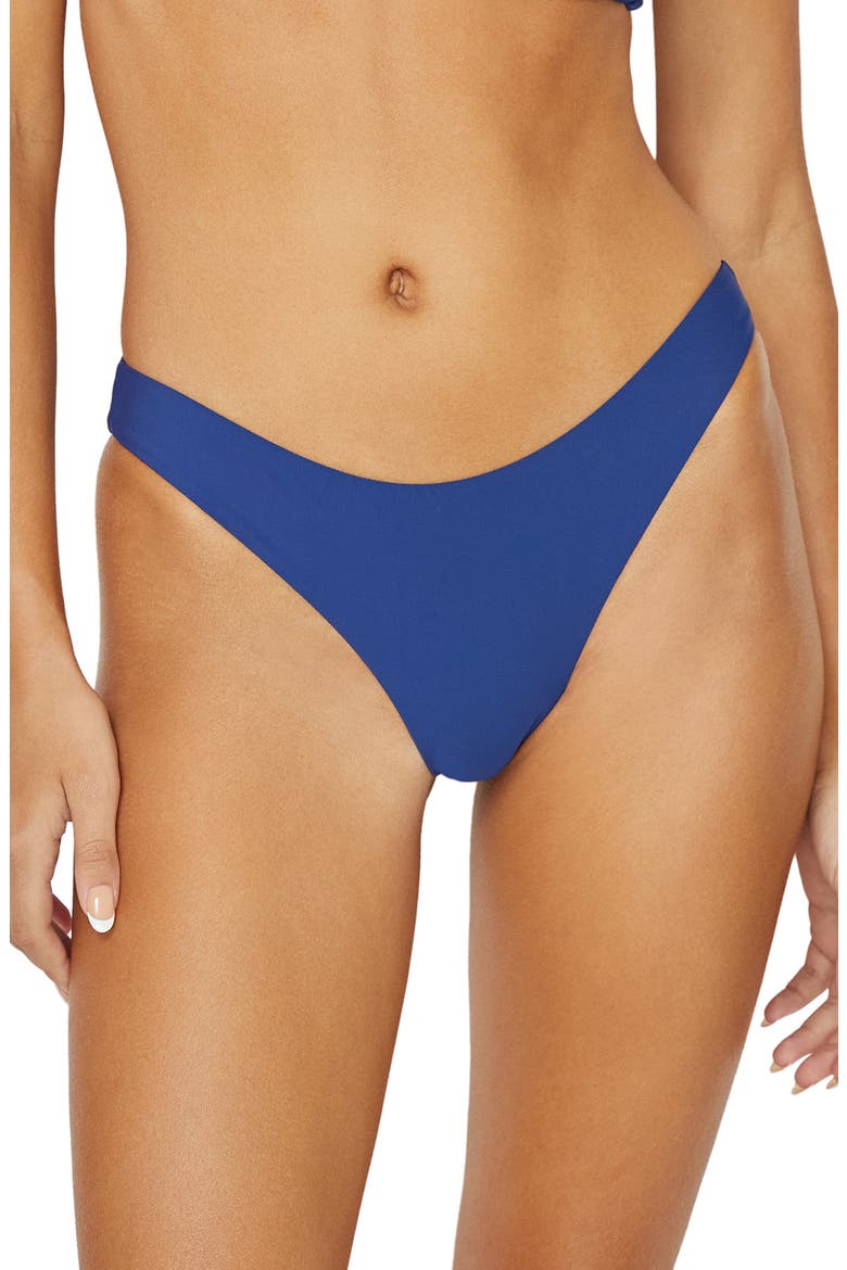 Ruched Bikini Bottoms, Main, color, PACIFIC