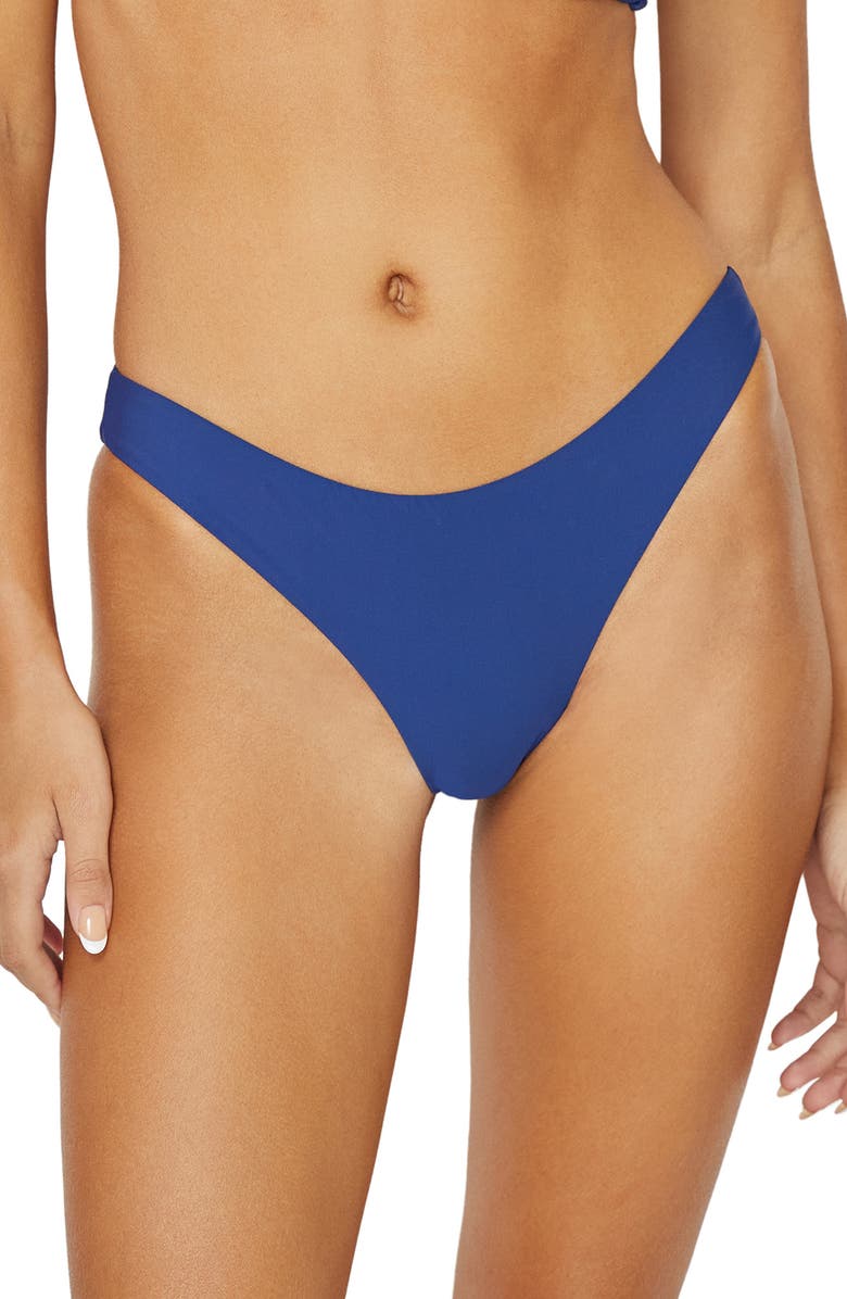 PQ SWIM Ruched Bikini Bottoms, Main, color, Pacific